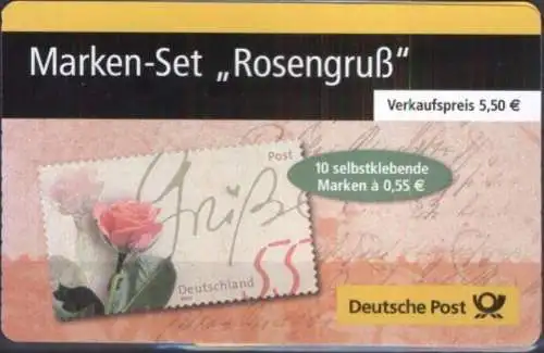 DEUTSCHLAND 2003 Mi-Nr. MH 51 Markenheft/booklet ** MNH