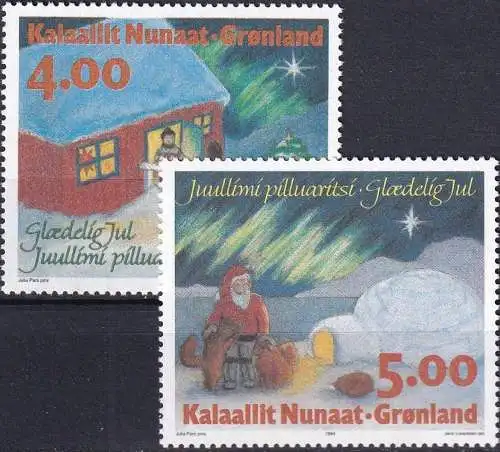 GRÖNLAND 1994 Mi-Nr. 254/55 ** MNH