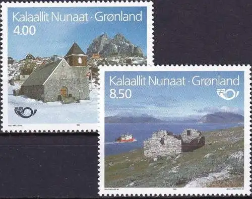 GRÖNLAND 1993 Mi-Nr. 234/35 ** MNH