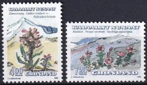 GRÖNLAND 1992 Mi-Nr. 223/24 ** MNH