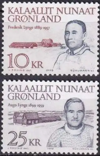 GRÖNLAND 1990 Mi-Nr. 209/10 ** MNH