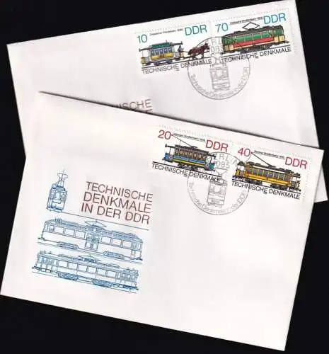 DDR 1986 Mi-Nr. 3015/18 FDC