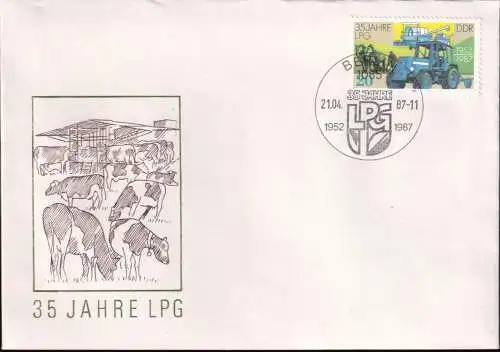 DDR 1987 Mi-Nr. 3090 FDC