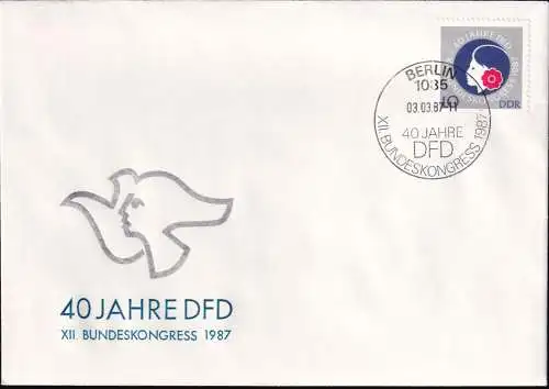 DDR 1987 Mi-Nr. 3079 FDC