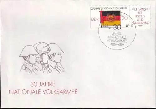 DDR 1986 Mi-Nr. 3001 FDC