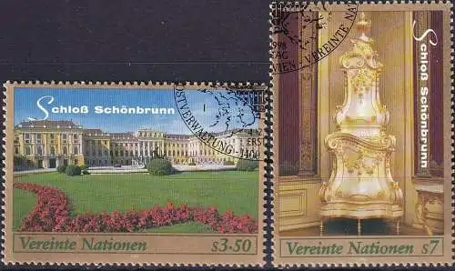 UNO WIEN 1998 Mi-Nr. 270/71 o used aus Abo