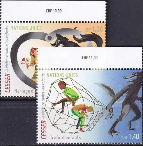 UNO GENF 2015 Mi-Nr. 920/21 ** MNH