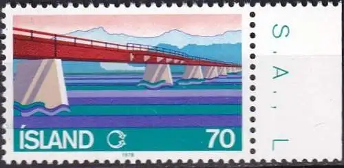 ISLAND 1978 Mi-Nr. 534 ** MNH