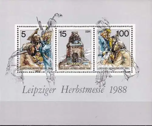 DDR 1988 Mi-Nr. Block 95 ** MNH