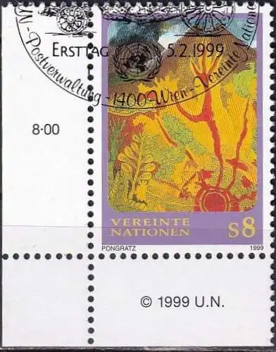 UNO WIEN 1999 Mi-Nr. 278 o used - aus Abo