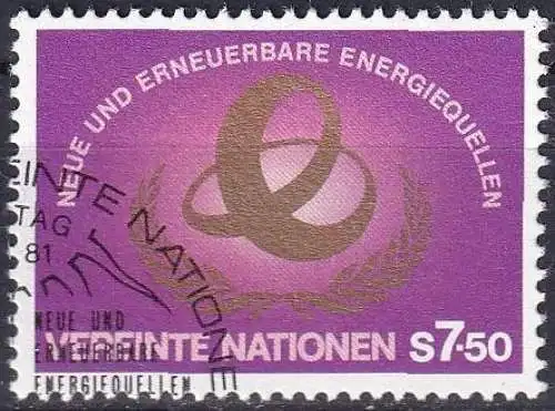 UNO WIEN 1981 Mi-Nr. 20 o used - aus Abo