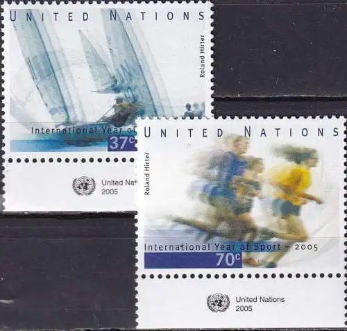 UNO NEW YORK 2005 Mi-Nr. 984/85 ** MNH