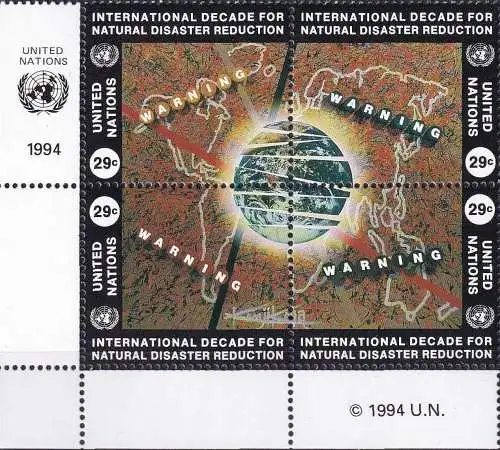 UNO NEW YORK 1994 Mi-Nr. 671/74 ** MNH