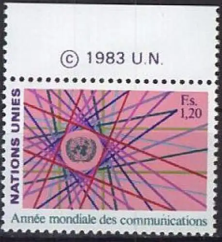 UNO GENF 1983 Mi-Nr. 111 ** MNH