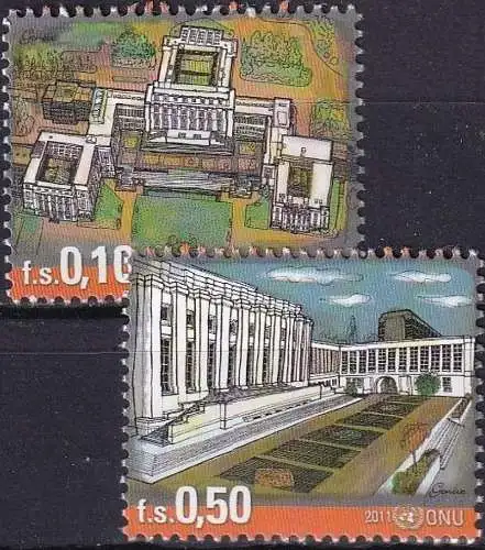 UNO GENF 2011 Mi-Nr. 741/42 ** MNH