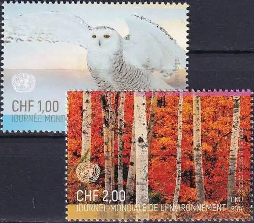 UNO GENF 2017 Mi-Nr. 1008/09 ** MNH