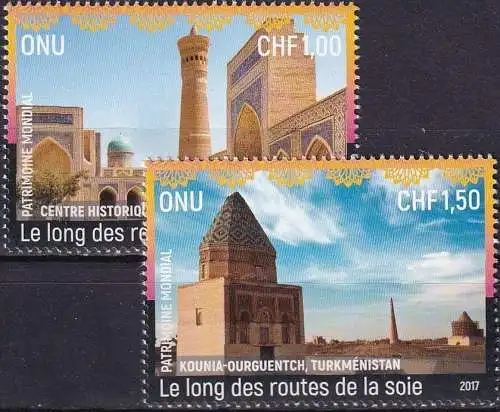 UNO GENF 2017 Mi-Nr. 1010/11 ** MNH