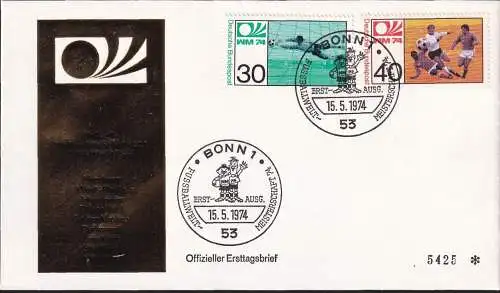 DEUTSCHLAND 1974 Mi-Nr. 811/12 FDC