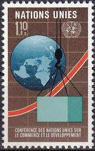 UNO GENF 1976 Mi-Nr. 57 ** MNH