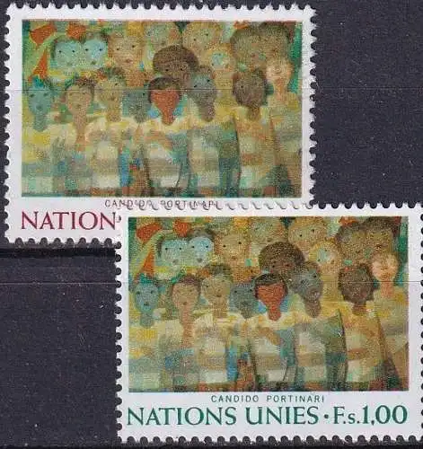 UNO GENF 1974 Mi-Nr. 41/42 ** MNH