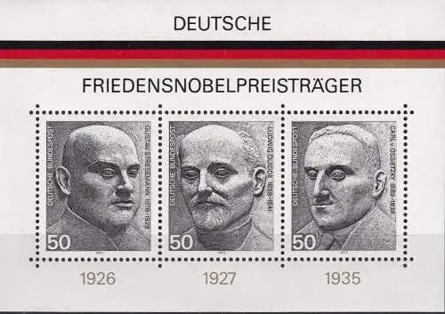 DEUTSCHLAND 1975 Mi-Nr. Block 11 ** MNH