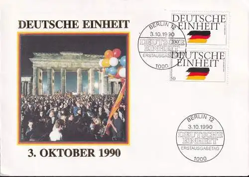 DEUTSCHLAND 1990 Mi-Nr. 1477/78 FDC