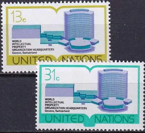 UNO NEW YORK 1977 Mi-Nr. 303/04 ** MNH