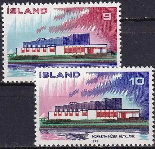 ISLAND 1973 Mi-Nr. 478/79 ** MNH