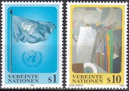 UNO WIEN 1996 Mi-Nr. 203/04 ** MNH