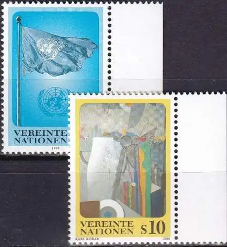 UNO WIEN 1996 Mi-Nr. 203/04 ** MNH