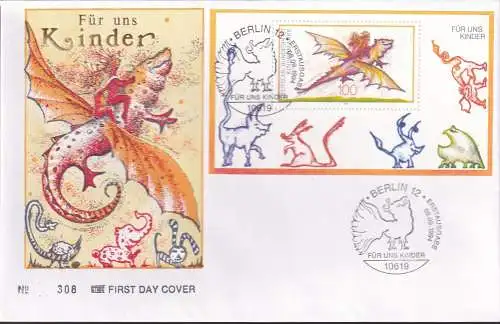 DEUTSCHLAND 1994 Mi-Nr. Block 30 FDC Stempel Berlin