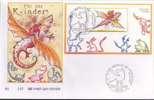 DEUTSCHLAND 1994 Mi-Nr. Block 30 FDC Stempel Berlin