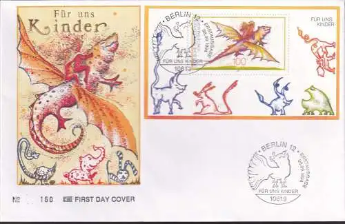 DEUTSCHLAND 1994 Mi-Nr. Block 30 FDC Stempel Berlin