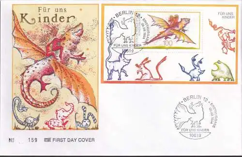 DEUTSCHLAND 1994 Mi-Nr. Block 30 FDC Stempel Berlin