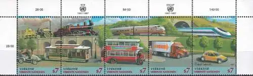 UNO WIEN 1997 Mi-Nr. 231/35 ** MNH