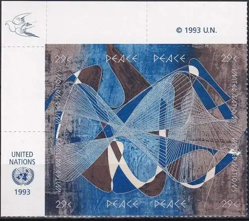 UNO NEW YORK 1993 Mi-Nr. 653/54 ** MNH