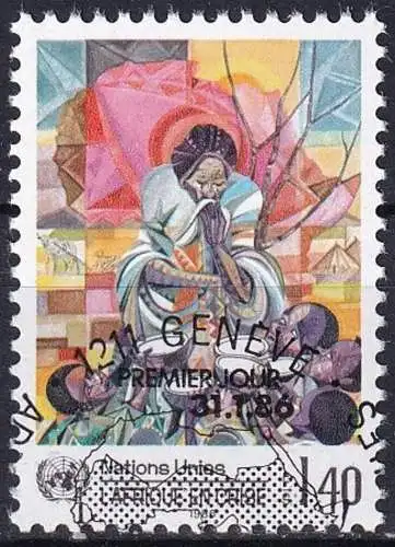UNO GENF 1986 Mi-Nr. 137 o used - aus Abo