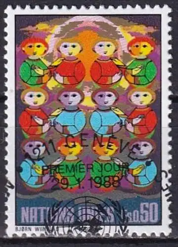 UNO GENF 1988 Mi-Nr. 164 o used - aus Abo