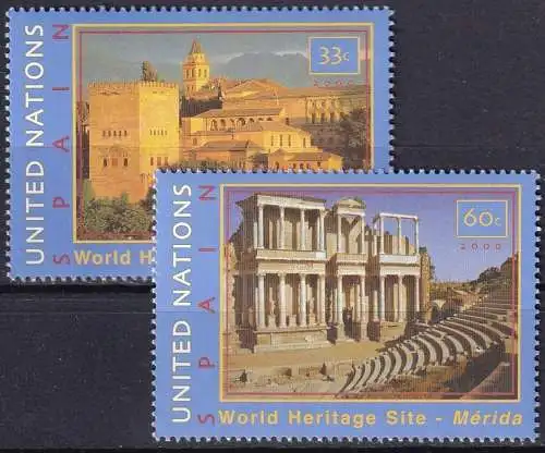 UNO NEW YORK 2000 Mi-Nr. 846/47 ** MNH