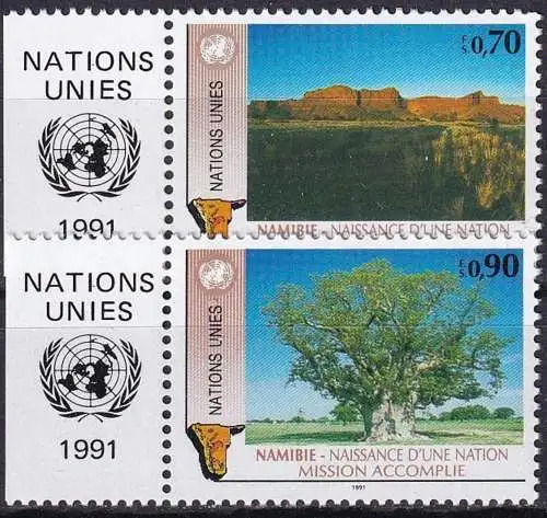 UNO GENF 1991 Mi-Nr. 198/99 ** MNH