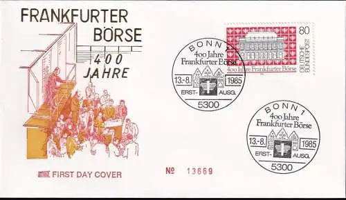 DEUTSCHLAND 1985 Mi-Nr. 1257 FDC