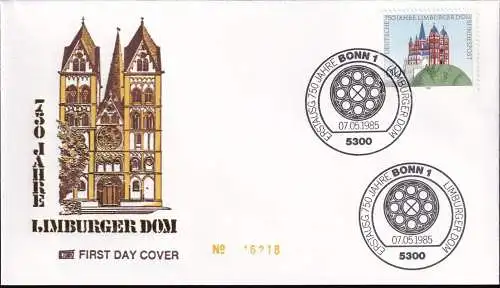 DEUTSCHLAND 1985 Mi-Nr. 1250 FDC