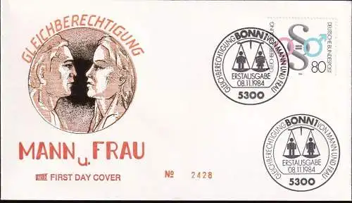 DEUTSCHLAND 1984 Mi-Nr. 1230 FDC