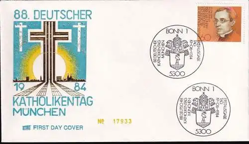 DEUTSCHLAND 1984 Mi-Nr. 1220 FDC