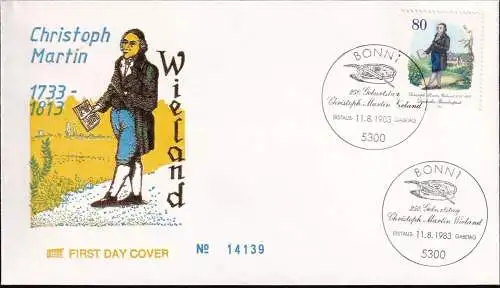 DEUTSCHLAND 1983 Mi-Nr. 1183 FDC