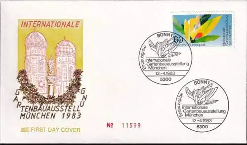 DEUTSCHLAND 1983 Mi-Nr. 1174 FDC