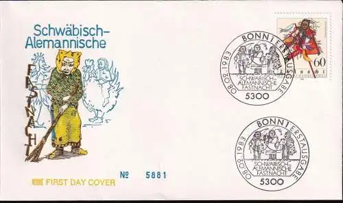 DEUTSCHLAND 1983 Mi-Nr. 1167 FDC