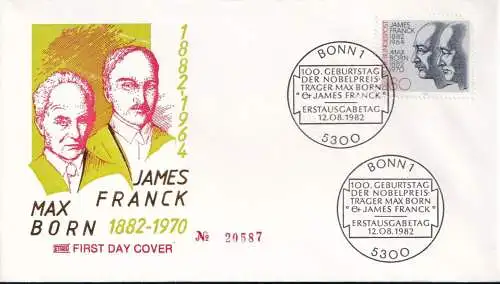 DEUTSCHLAND 1982 Mi-Nr. 1147 FDC