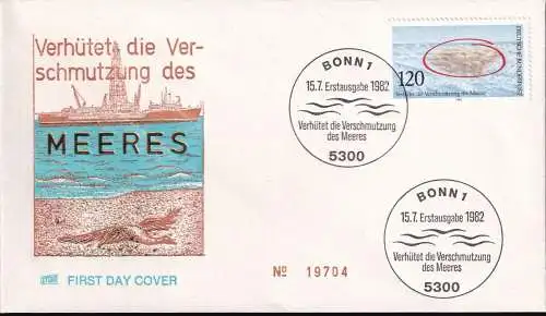 DEUTSCHLAND 1982 Mi-Nr. 1144 FDC