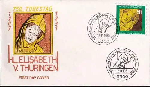 DEUTSCHLAND 1981 Mi-Nr. 1114 FDC